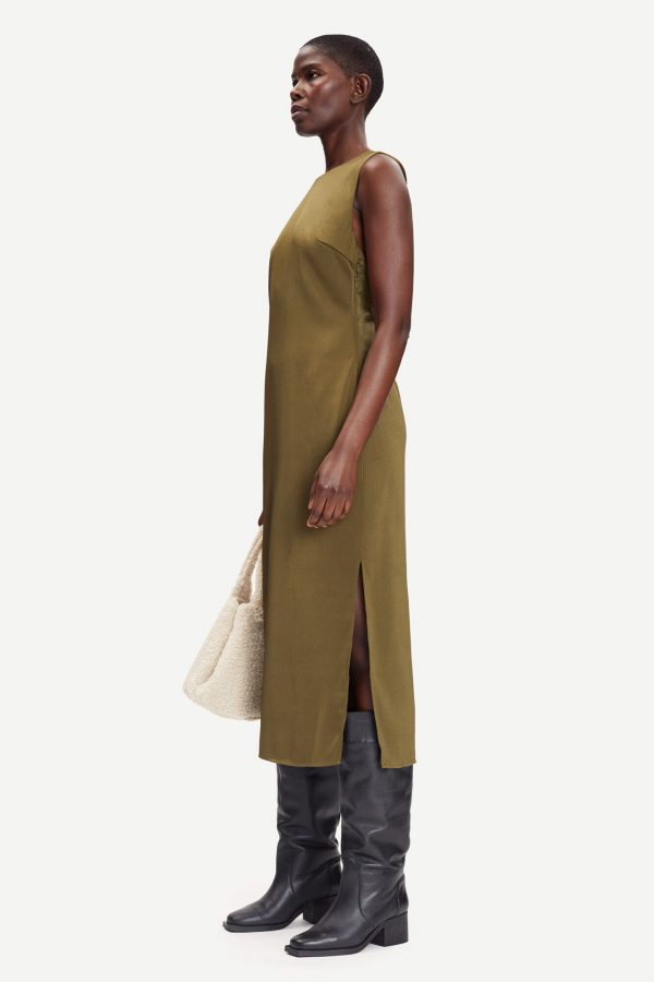Samsøe & Samsøe Cilla dress Dark olive