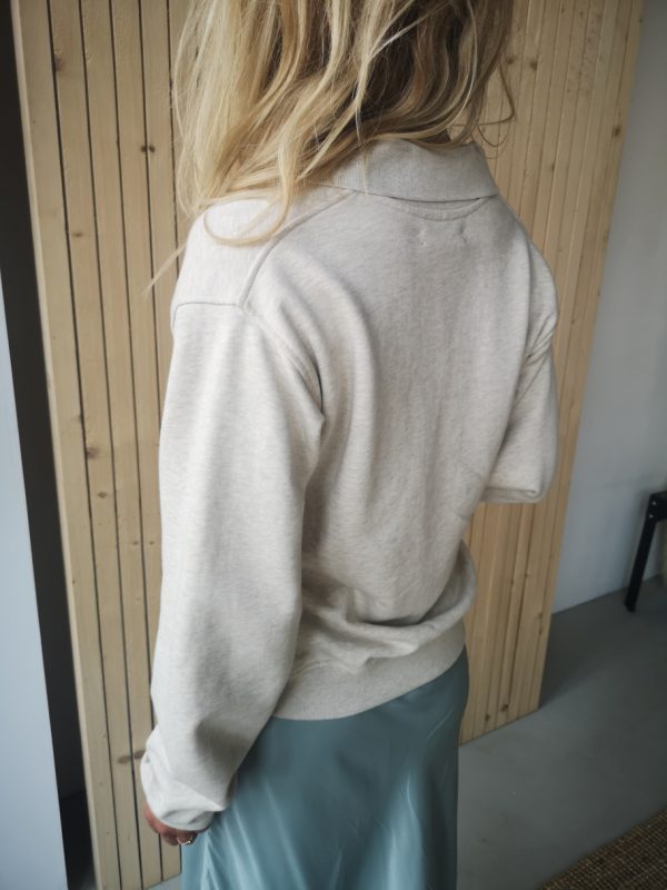 Samsøe & Samsøe Elli polo Whisper white melee