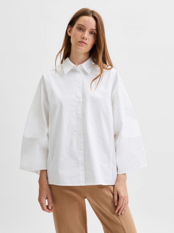 Selected Femme Eris Snow white