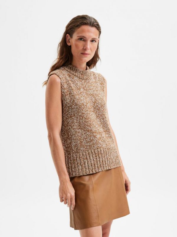 Selected Femme Jeanette knit vest
