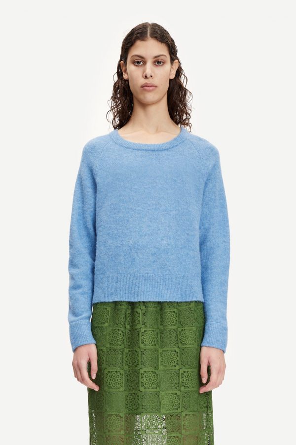 Samsøe & Samsøe Nor short pullover Blue