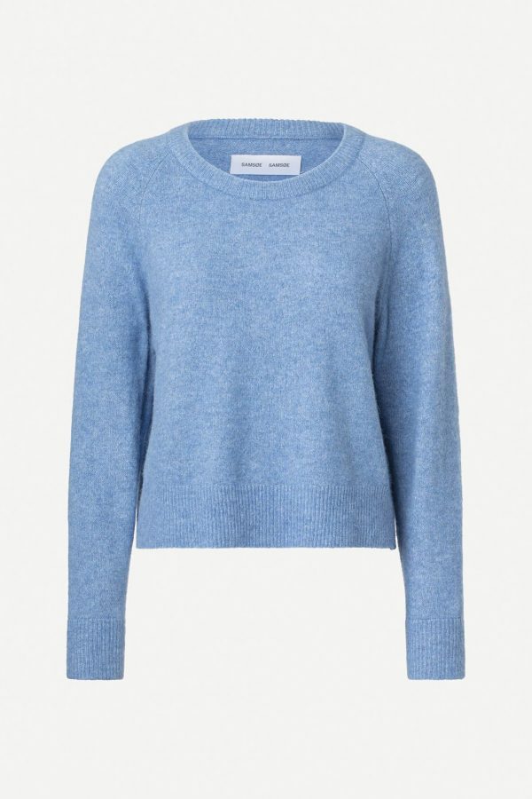 Samsøe & Samsøe Nor short pullover Blue