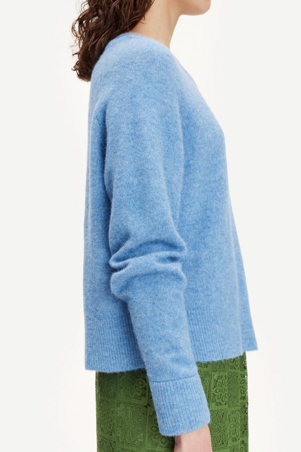 Samsøe & Samsøe Nor short pullover Blue