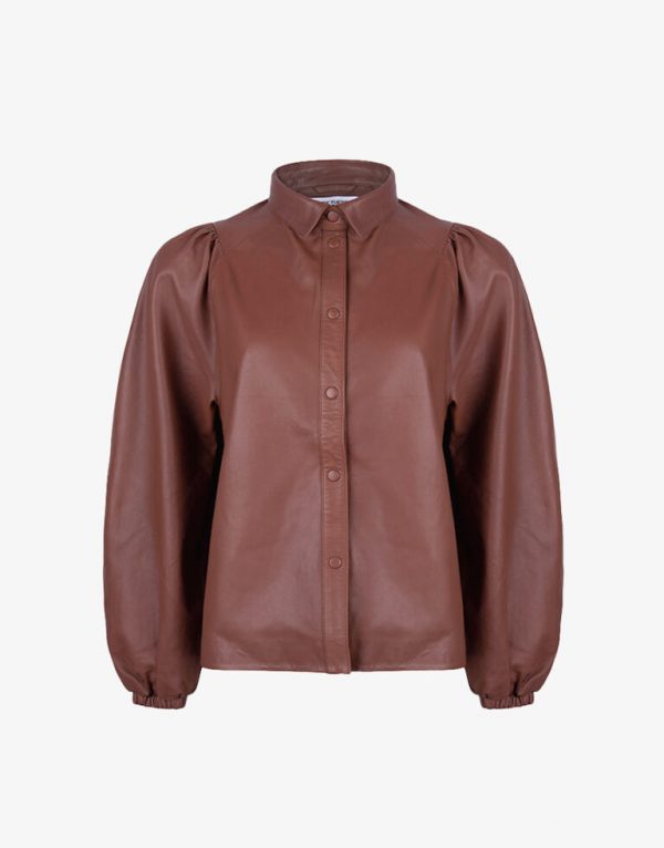 Ruby Tuesday Noven leather blouse