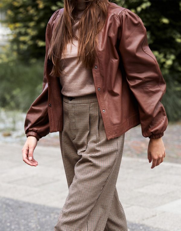 Ruby Tuesday Noven leather blouse