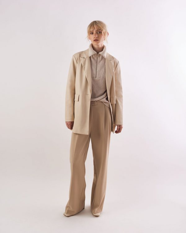 Another Label Dara knitted pullover Beige