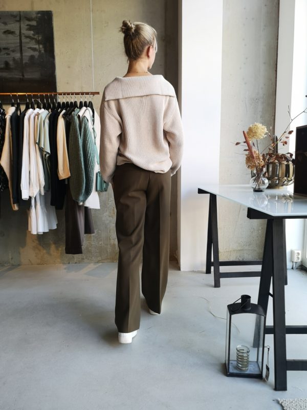 Another Label Dara knitted pullover Beige