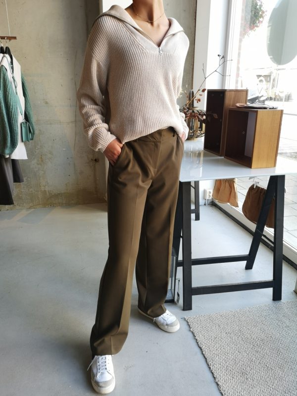 Another Label Dara knitted pullover Beige