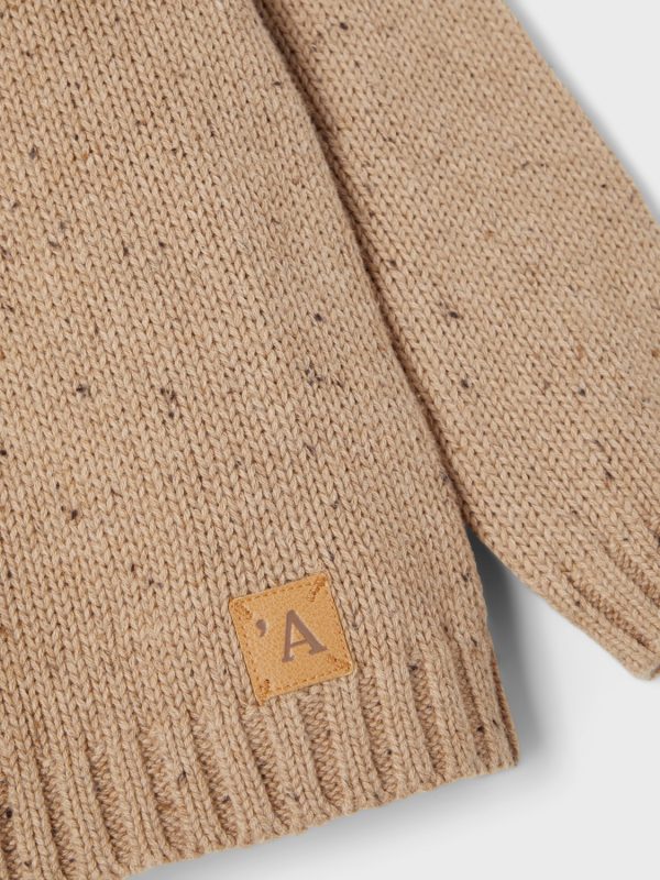 KIDS Lil' Atelier Egalto knit Brown