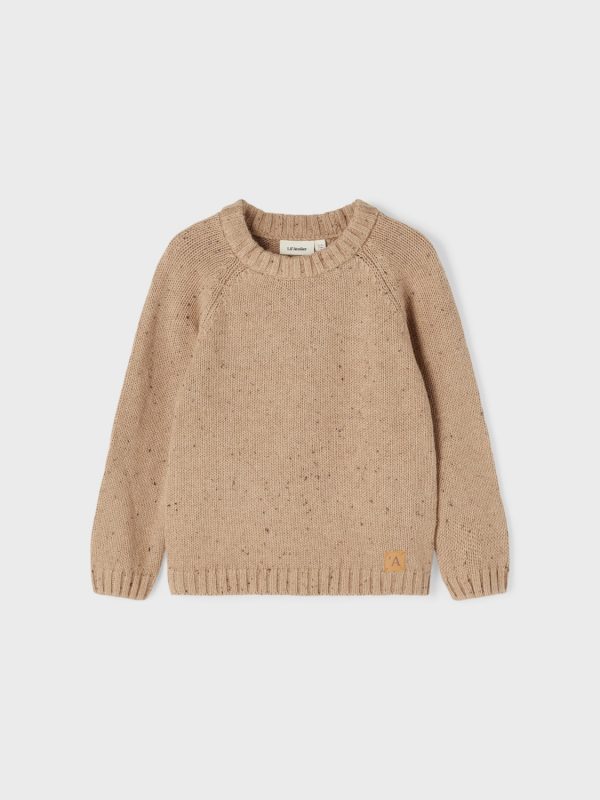 KIDS Lil' Atelier Egalto knit Brown