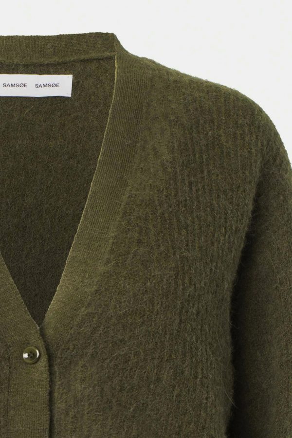 Samsøe & Samsøe Etaya cardigan Dark olive