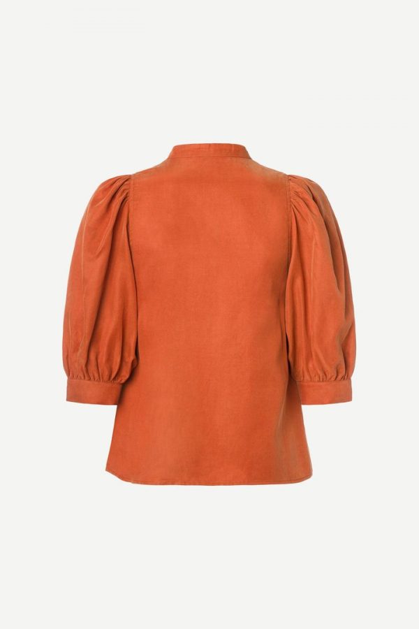 Samsøe & Samsøe Mejse blouse Pottery clay