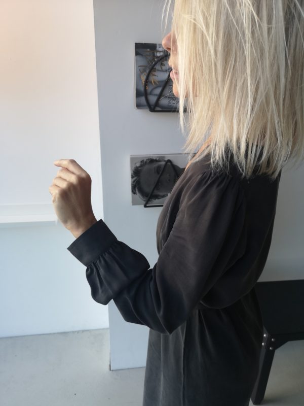 Another Label Peck dress Iron grey