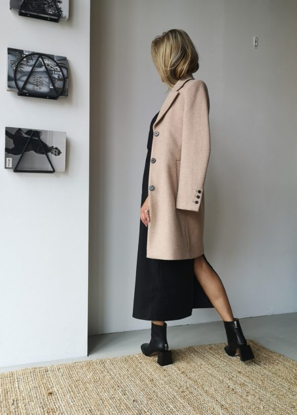 Selected Femme Sasja handmade coat Beige