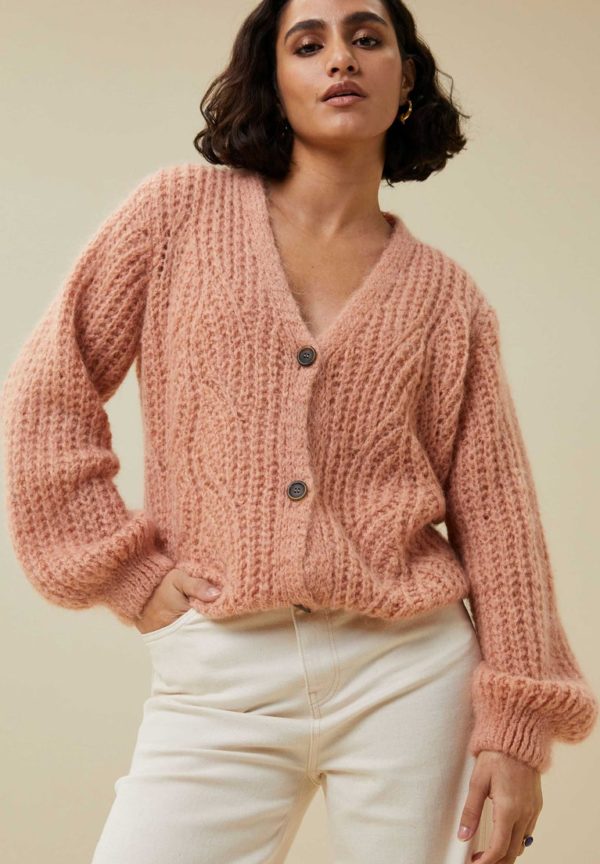 By Bar Vive cardigan Rose