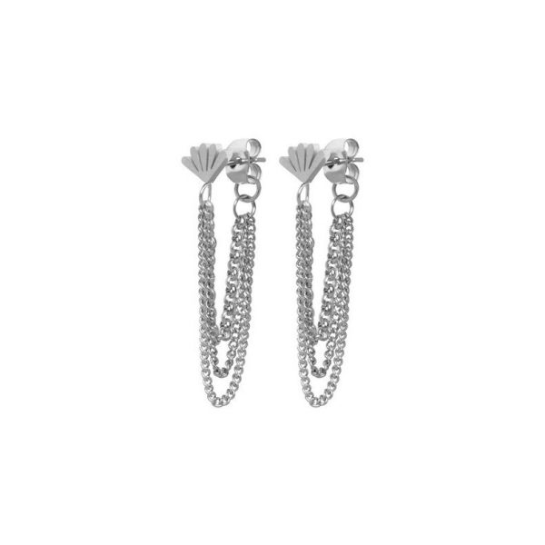 Madam the Label earrings three chains 2 colors