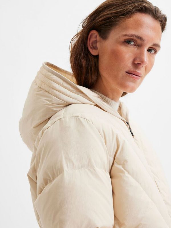 Selected Femme Duna down jacket Sandshell