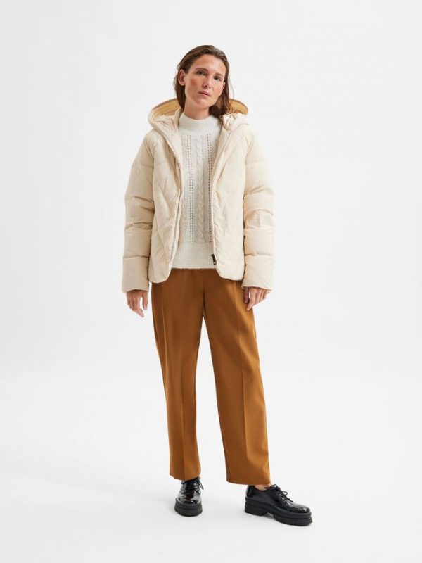 Selected Femme Duna down jacket Sandshell