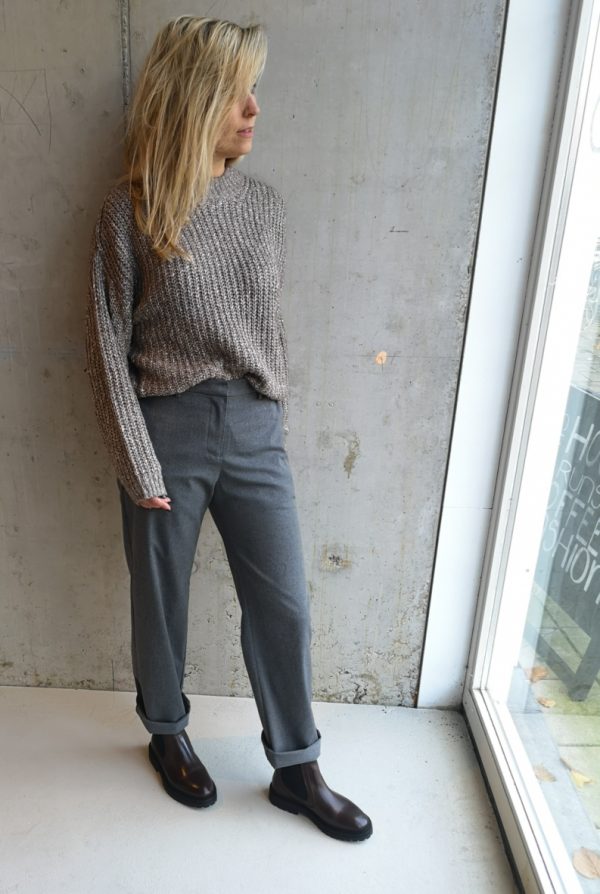 Samsøe & Samsøe Hoys f trousers Dark grey