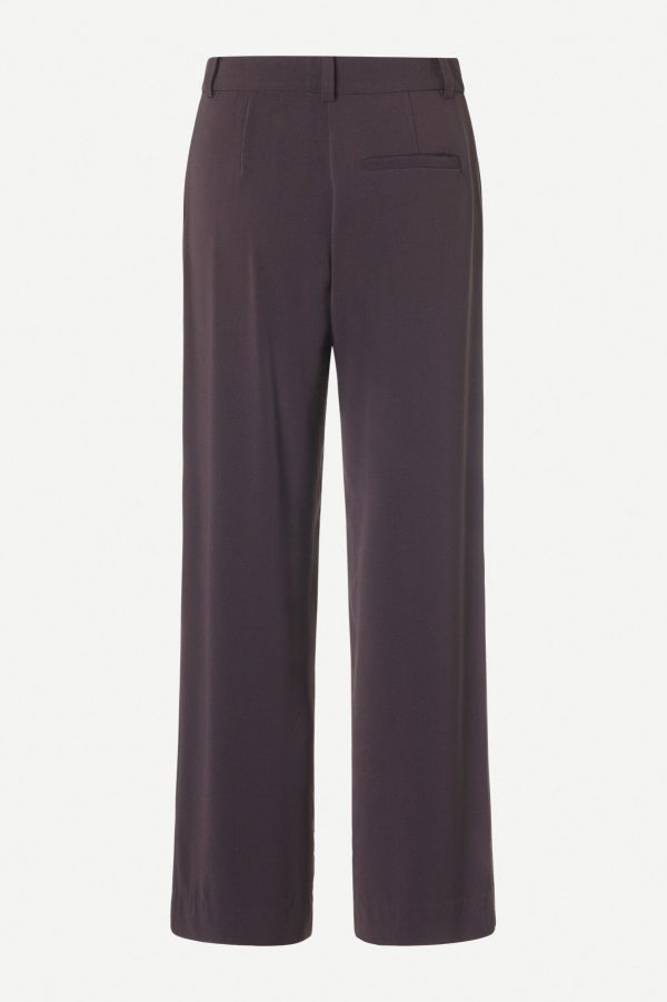 Samsøe & Samsøe Jalia pants Chocolate Plum