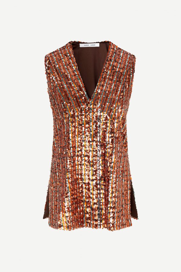 Samsøe & Samsøe Liv top Multi glitter
