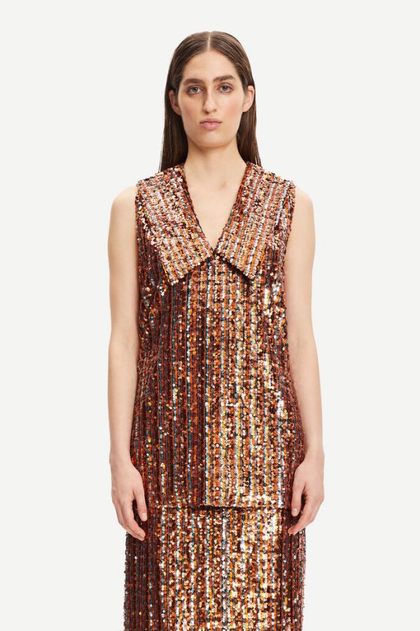 Samsøe & Samsøe Liv top Multi glitter