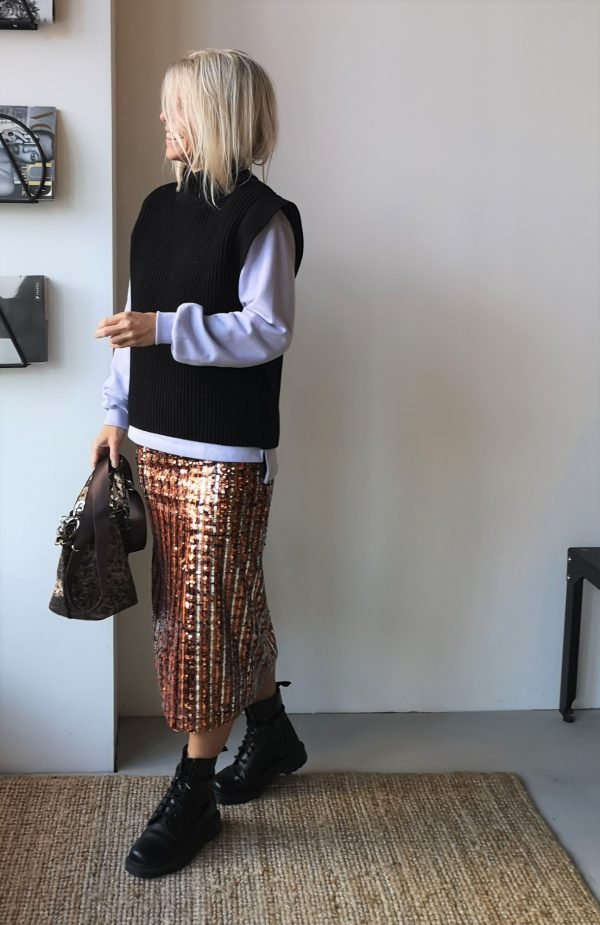 Samsøe & Samsøe Liv skirt Multi glitter