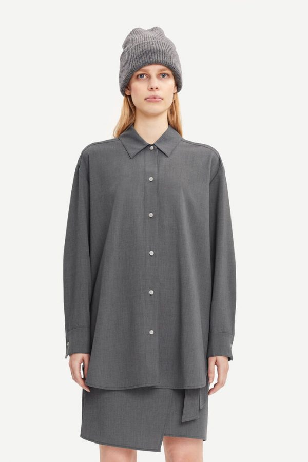 Samsøe & Samsøe Salma shirt Dark grey