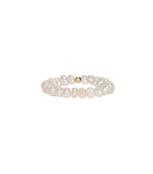 MIAB Ring all pearls Gold