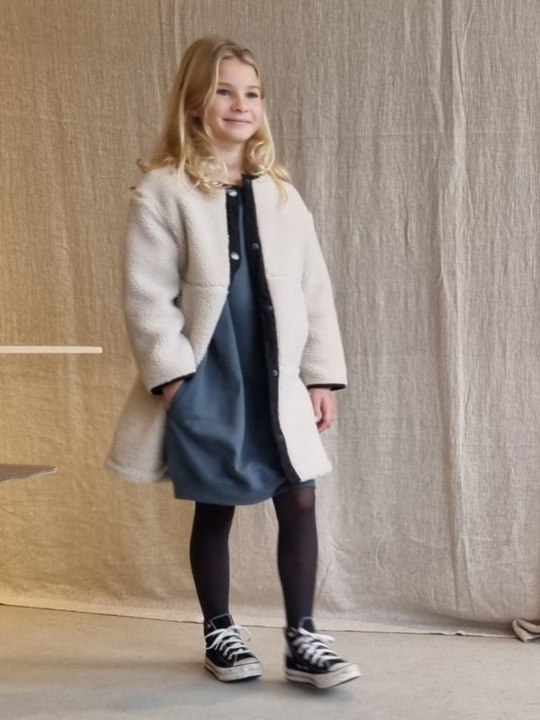 KIDS Idigdenim Palle pile coat Beige