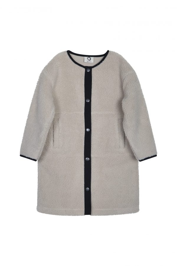 KIDS Idigdenim Palle pile coat Beige