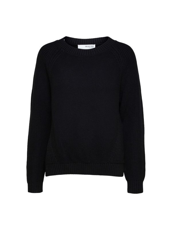 Selected Femme Sira knit Black