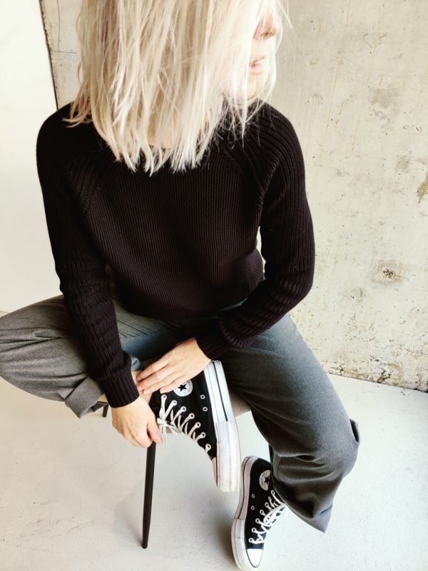 Selected Femme Sira knit Black