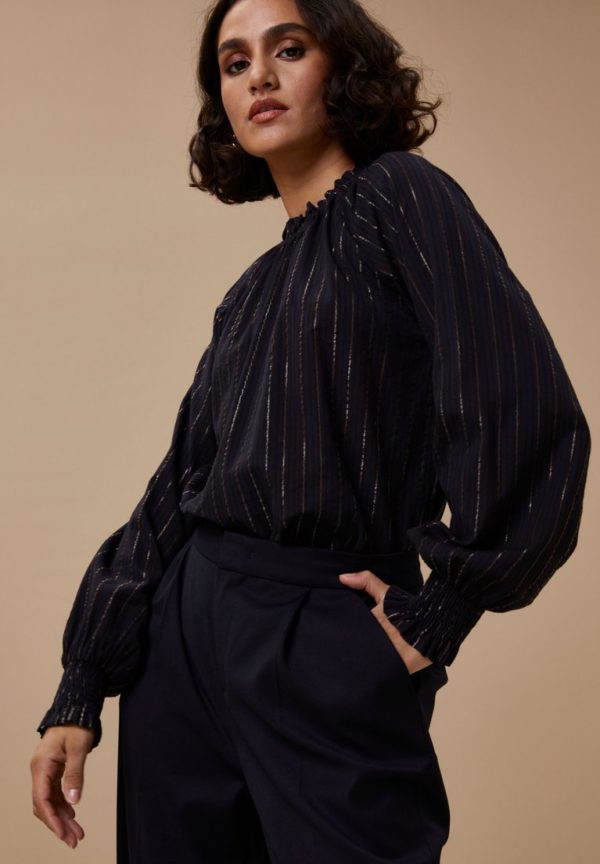 By Bar Gaby sparkle blouse Midnight