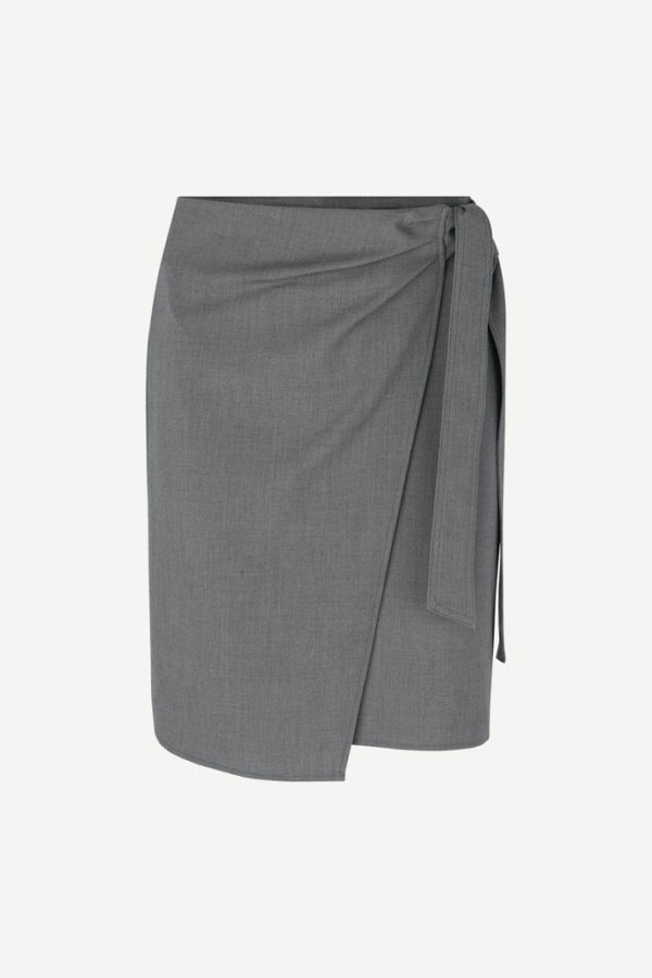 Samsøe & Samsøe Milani skirt Dark grey