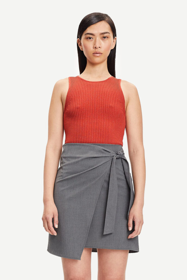 Samsøe & Samsøe Milani skirt Dark grey
