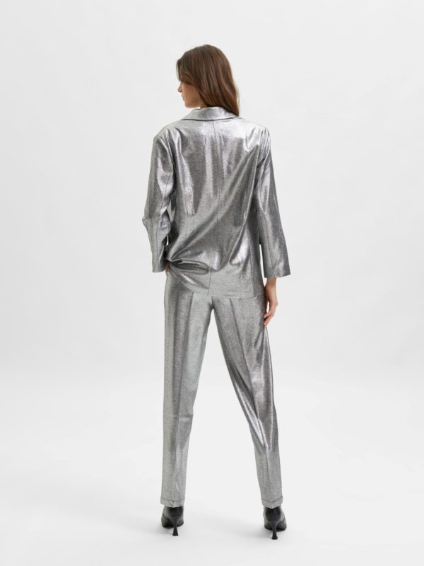 Selected Femme Sana blazer Silver