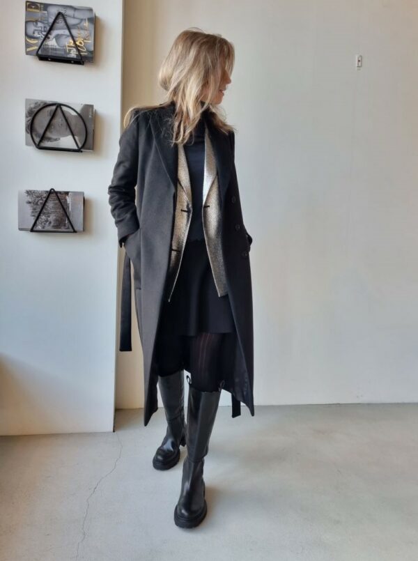 Selected Femme Sana blazer Silver