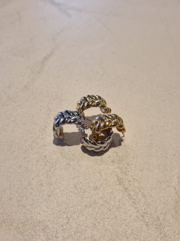 Madam the Label double chain earrings 2 colors