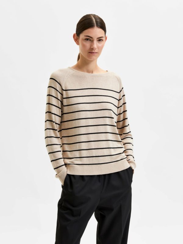 Selected Femme Elin knit Stripes