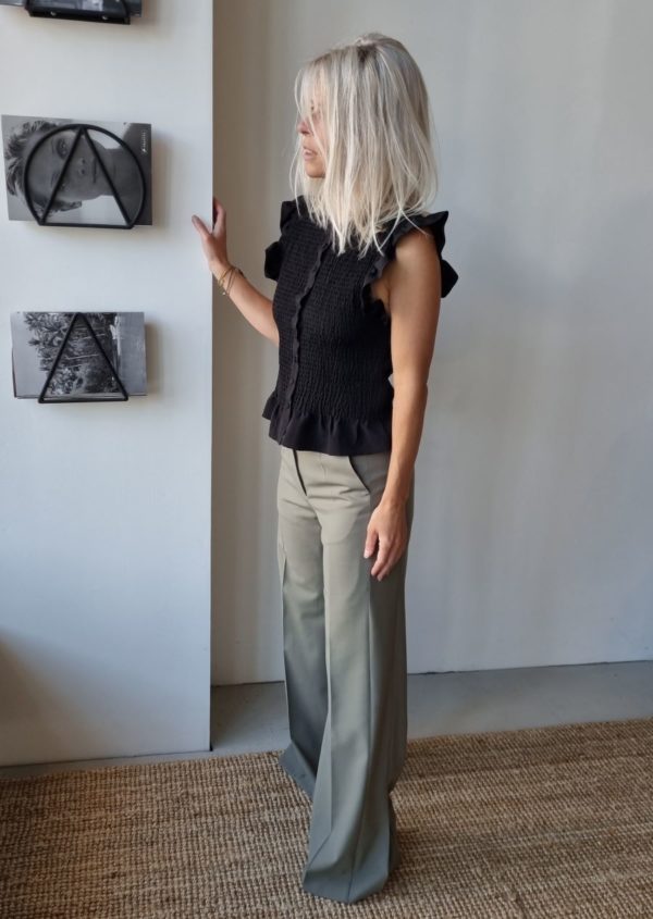 Selected Femme Gianna smock shirt Black