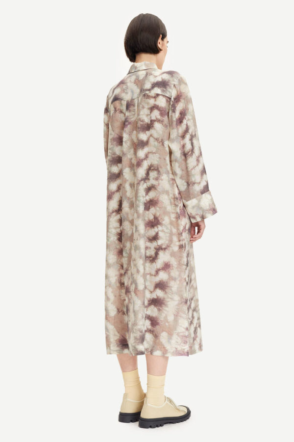 Samsøe & Samsøe Gitte shirt dress Blurred brown