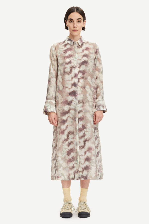 Samsøe & Samsøe Gitte shirt dress Blurred brown