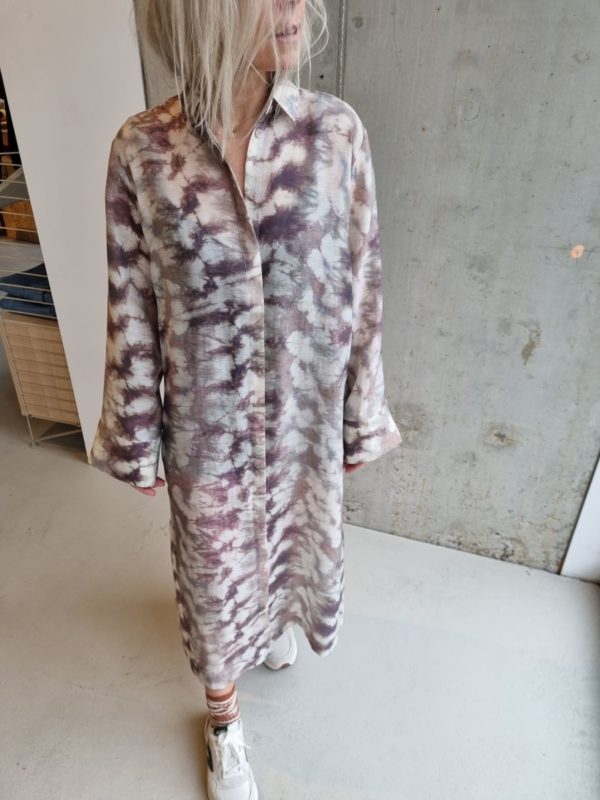 Samsøe & Samsøe Gitte shirt dress Blurred brown