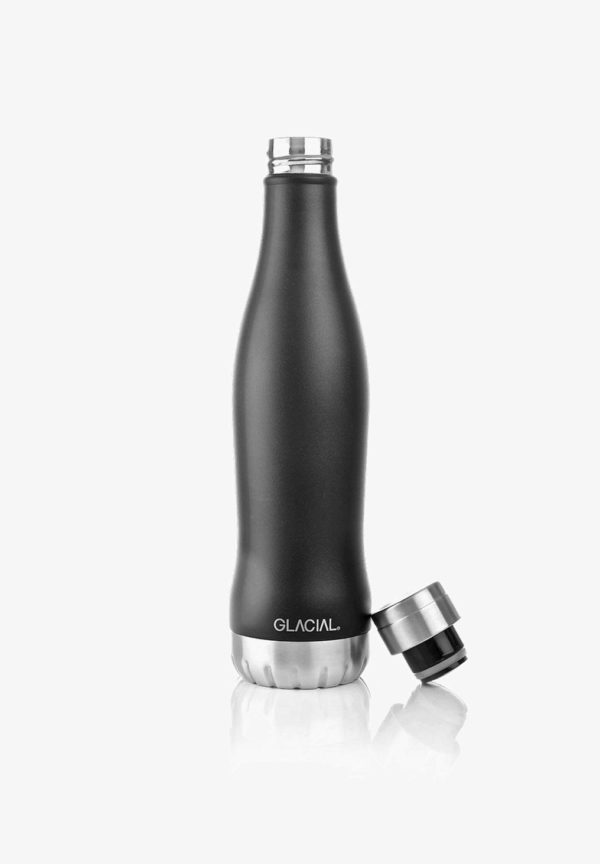 GLACIAL bottle Matte black 400ml