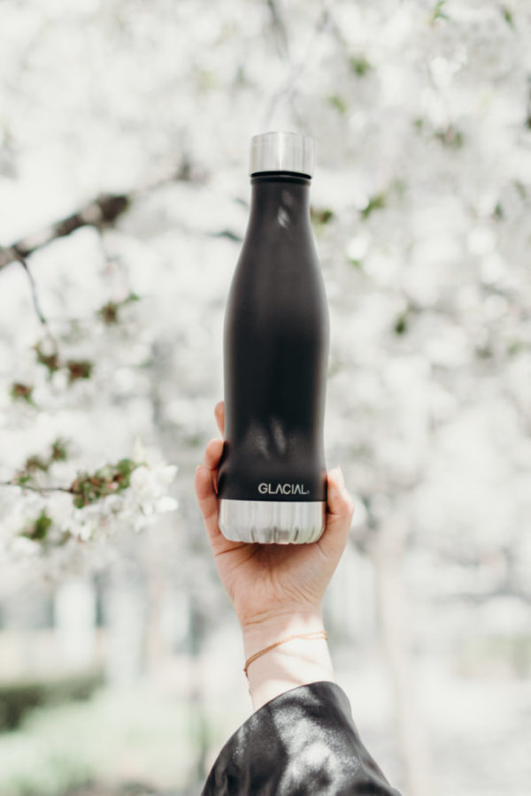 GLACIAL bottle Matte black 400ml