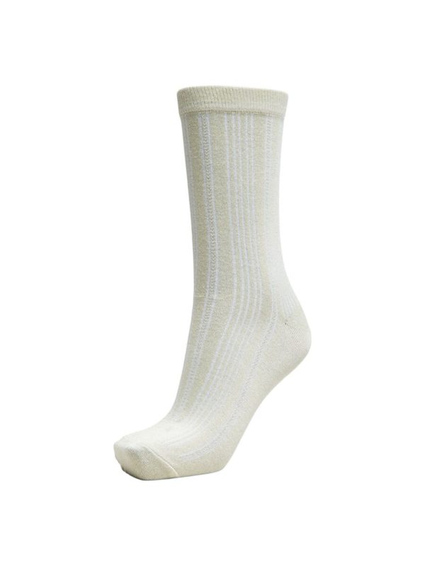 Selected Femme Lana sock Double cream
