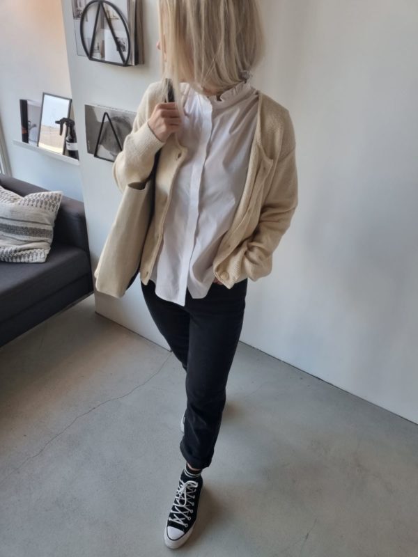 Samsøe & Samsøe Toria cardigan Whitecap gray