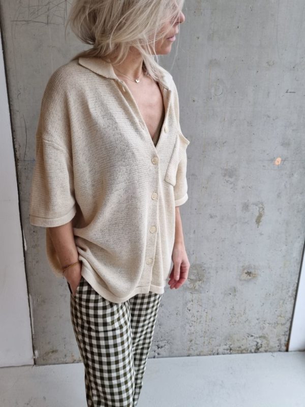 Samsøe & Samsøe Mel shirt Whitecap grey