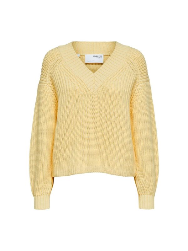 Selected Femme Melena knit Double cream